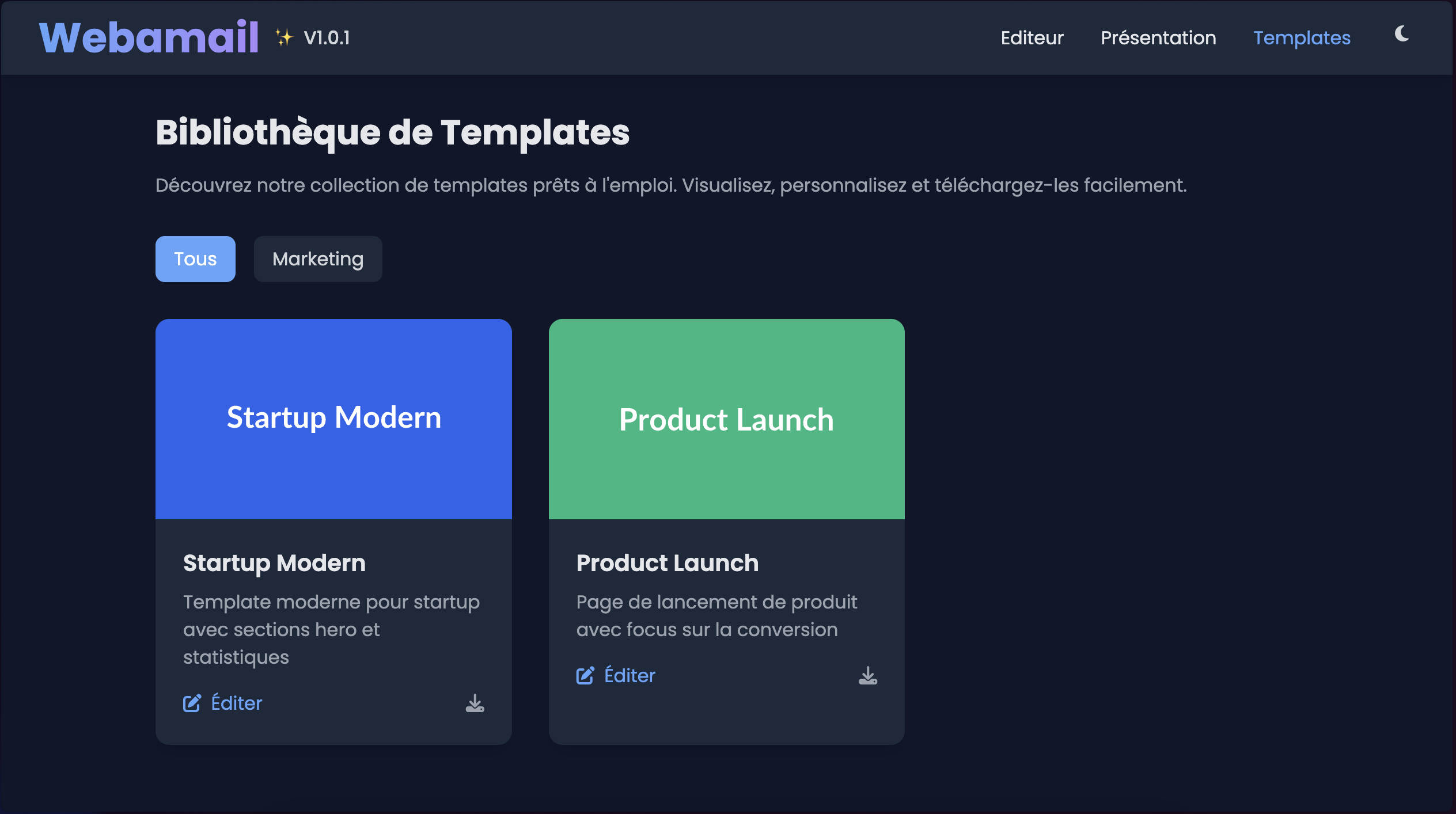 Templates Webazon